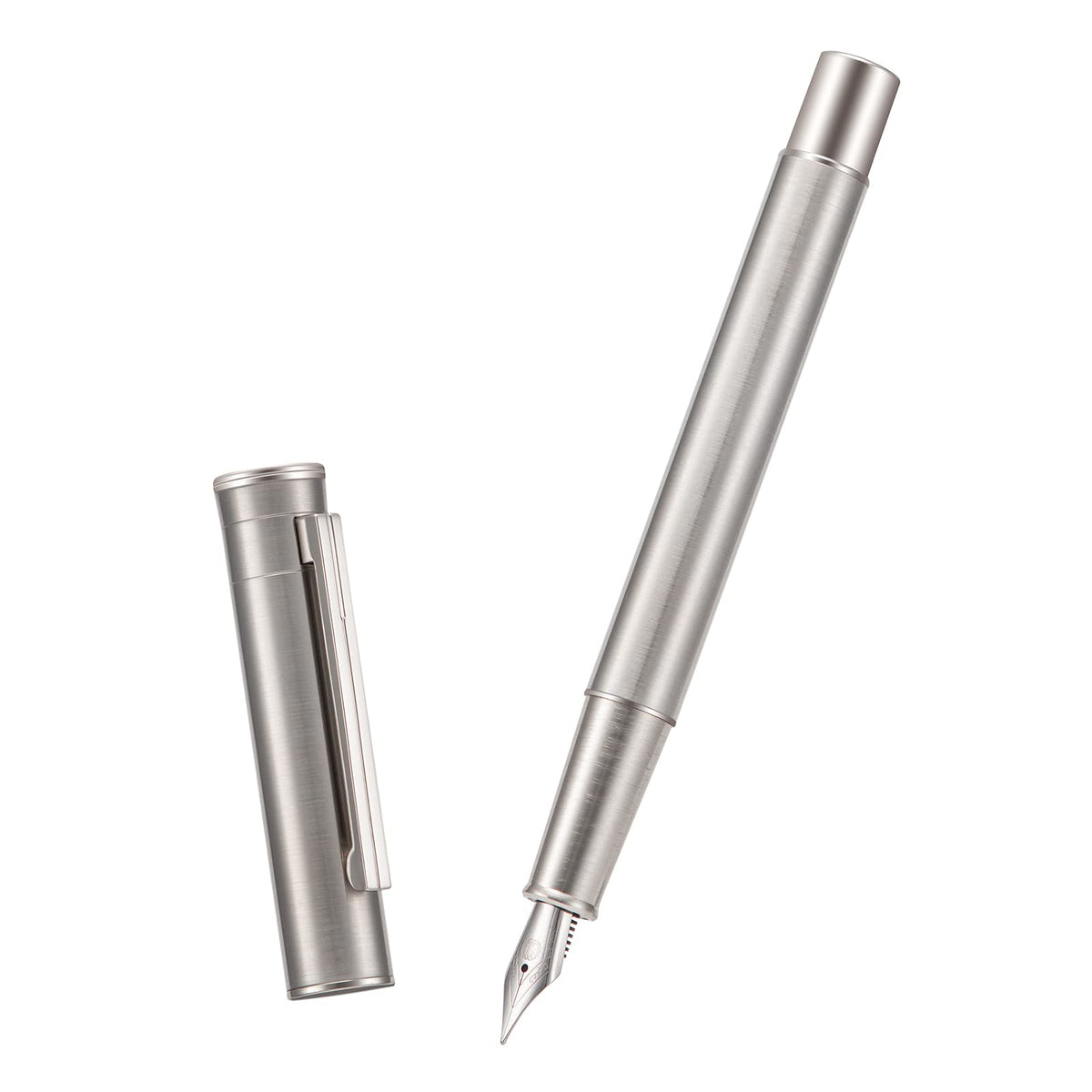 Asvine Black Forest Fountain Pen Fine Nib, Ink Cartridge Not Included, Classic Design with Converter and Metal Pen Case Set