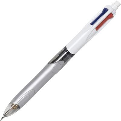 BIC 4-Color 3+1 Retractable Ballpoint Pen, 0.7 mm Pencil, 1 Count