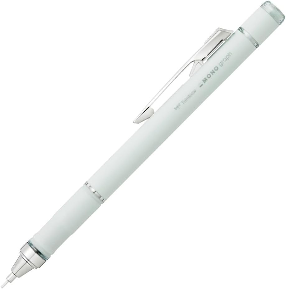 Tombow Mechanical Pencil, 0.5mm, MONO Monograph Grip (Soft Fit Grip for Anti-Fatigue), Ivory DPA-151B