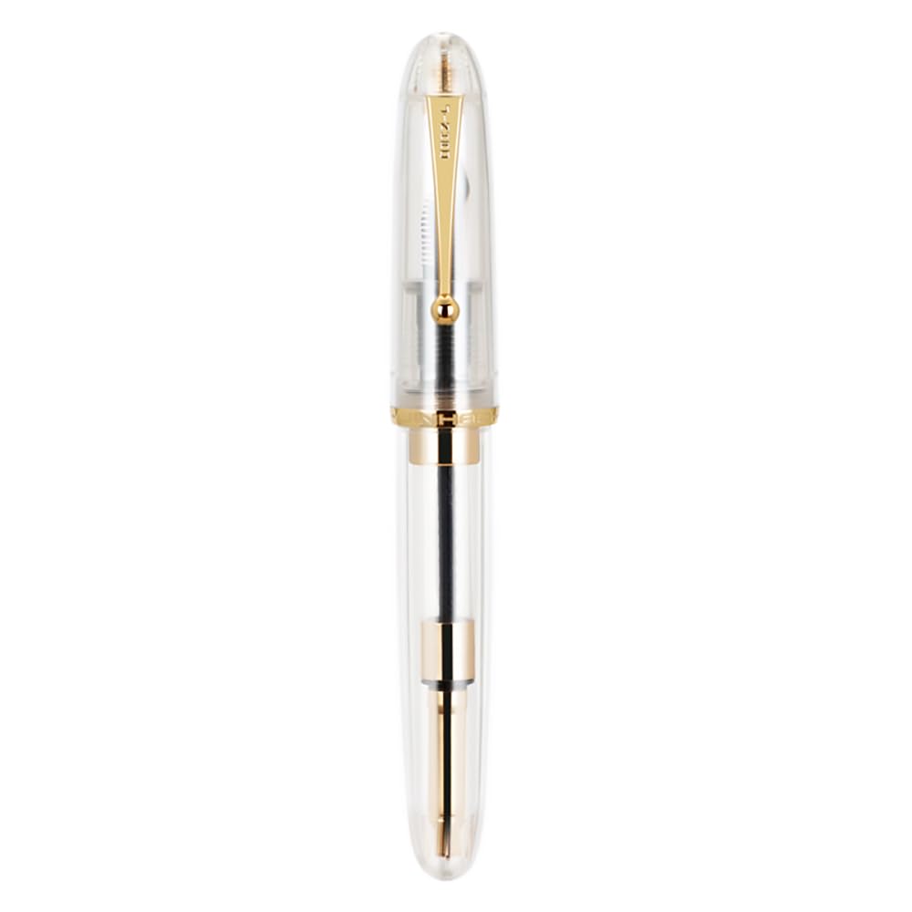 Jinhao 9019 Fountain Pen Dadao Series Green Acrylic #8 Heartbeat Fine Nib Large Converter Smooth Writing Instrument