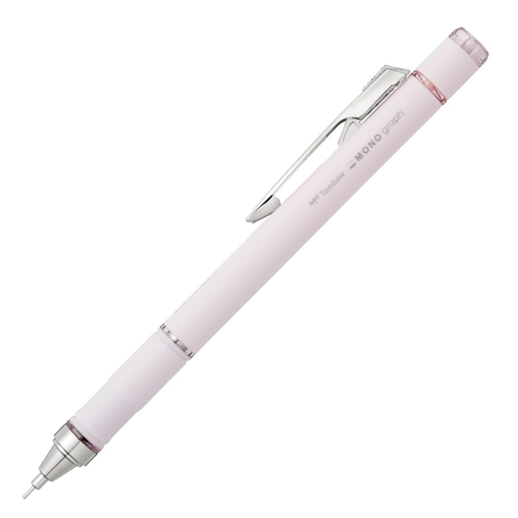 Tombow Mechanical Pencil, 0.5mm, MONO Monograph Grip (Soft Fit Grip for Anti-Fatigue), Ivory DPA-151B