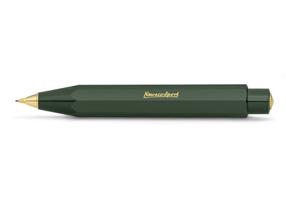 Kaweco CLASSIC SPORT Fountain Pen Black with 23 Carat Gold-Plated Steel Nib and Iridium Tip for Ink Cartridges I Sport Fountain Pen 13 cm I Nib: M (Medium)