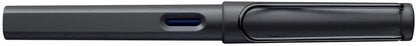 Lamy Safari Fountain Pen, Medium Nib + 5 Black Ink Cartridges (Matte Black)