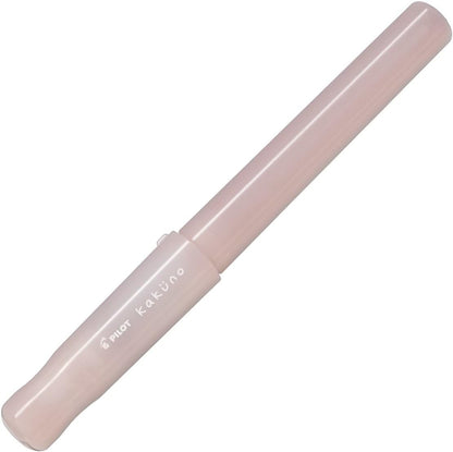 Pilot Kakuno Fountain Pen Madoromi Color Series, Gold (Smiley Face) Fine Nib, Perfect for Beginners and Creative Expression, Pink, PFKA-1MDPF