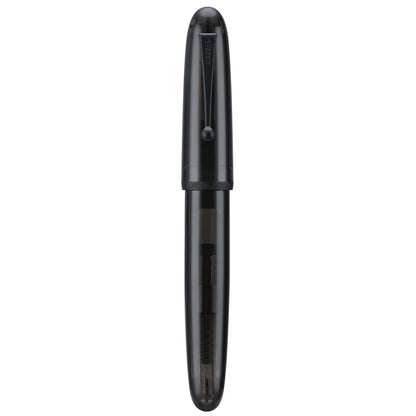 Jinhao 9019 DaDao Series Fountain Pen, Size 8 Medium Cardiogram Nib with Large Ink Converter, Transparent Olive Green Acrylic Design Smooth Writing Pen (Gold Trim)