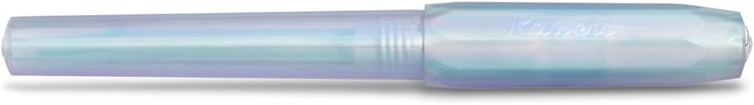 Kaweco PERKEO Fountain Pen Iridescent Pearl I Premium School Fountain Pen for Ink Cartridges I Beginner Reservoir Pen for Supported Writing 15.5 cm I Nib: F (Fine)