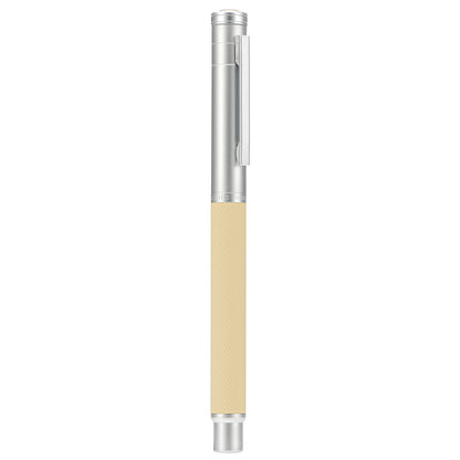 Hongdian 1861 Stainless Steel Fountain Pen Extra Fine Nib, Classic Design Smooth Writing Pen with Converter and Metal Pen Case Set