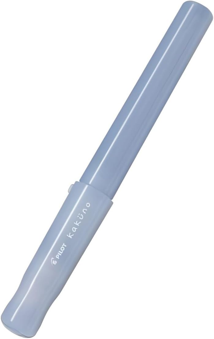 Pilot Kakuno Fountain Pen Madoromi Color Series, Gold (Smiley Face) Medium Nib, Perfect for Beginners and Creative Expression, Blue, PFKA-1MDLM