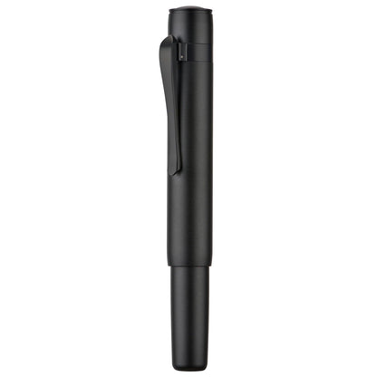 HONG DIAN M2 Black Forest Mini Fountain Pen, Extra Fine Soft Nib & Sleek Shape Aluminium Short Pocket Travel Pen (Army Green)
