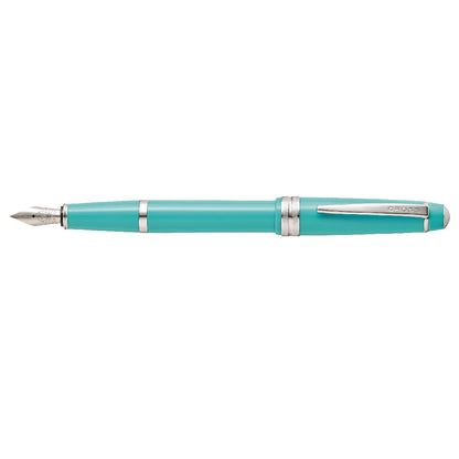 Cross Bailey Light Polished Blue Fountain Pen, Extra-Fine Nib