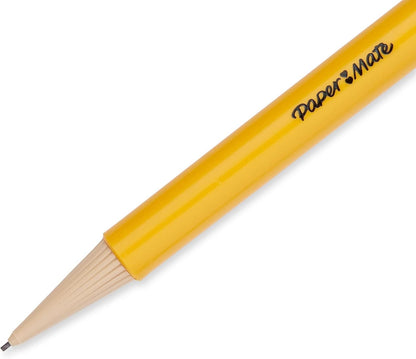 Paper Mate SharpWriter Mechanical Pencils, 0.7mm, HB #2, Yellow, 12 Count
