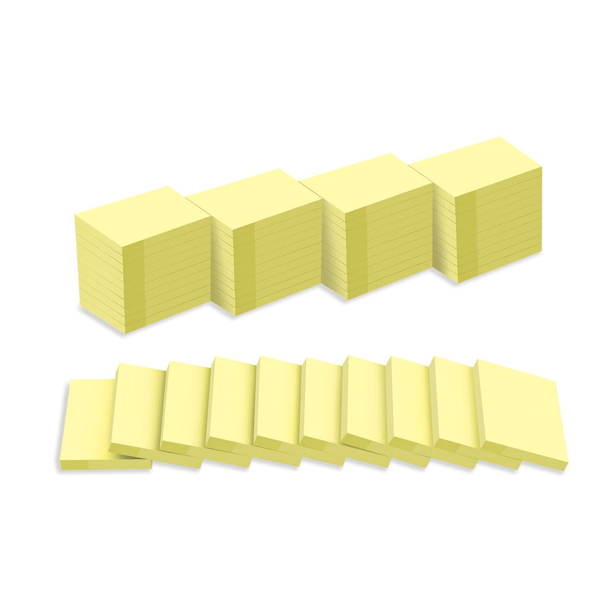 (50 Pads) Sticky Notes 1.5x2, 10 Colors Self Sticky Notes, Sticky Pads