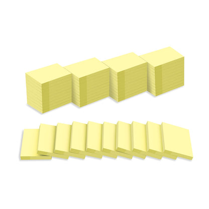 (50 Pads) Sticky Notes 1.5x2, 10 Colors Self Sticky Notes, Sticky Pads