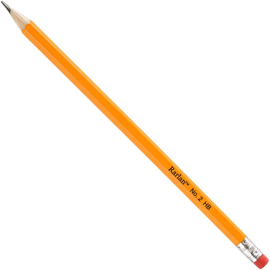 Rarlan Wood-Cased #2 HB Pencils, Pre-sharpened, 360 Count Bulk Pack