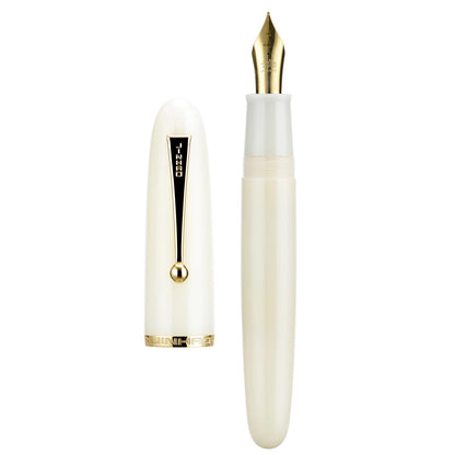 Jinhao 9019 Fountain Pen Dadao Series Green Acrylic #8 Heartbeat Fine Nib Large Converter Smooth Writing Instrument