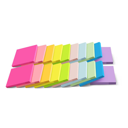 (40 Pads) Sticky Notes 3x3 in,Bright Colors Notepads,Colorful Stickies