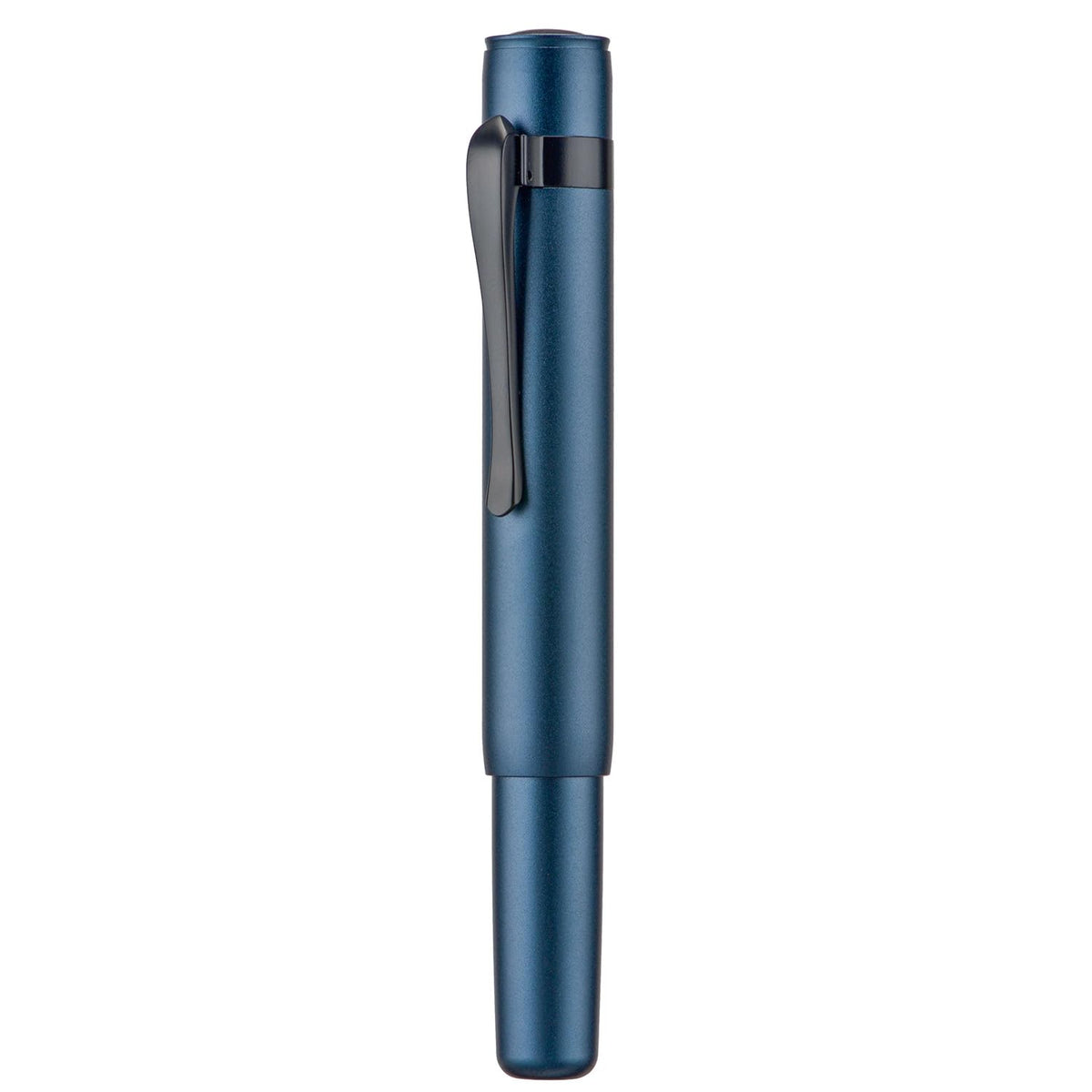 HONG DIAN M2 Black Forest Mini Fountain Pen, Extra Fine Soft Nib & Sleek Shape Aluminium Short Pocket Travel Pen (Army Green)
