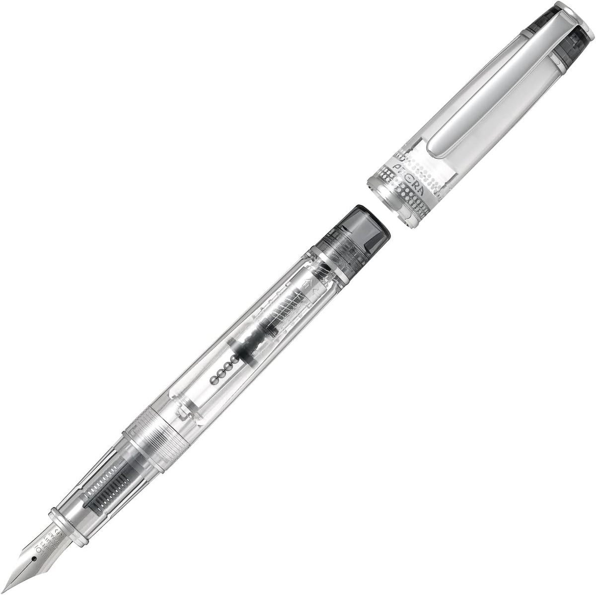 PILOT PFPR1TBF PRERA Fountain Pen, Color Matching, F, Fine Point, Transparent Black