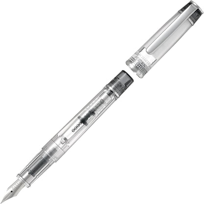 PILOT PFPR1TBF PRERA Fountain Pen, Color Matching, F, Fine Point, Transparent Black