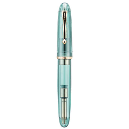 Jinhao 9019 Fountain Pen Dadao Series Green Acrylic #8 Heartbeat Fine Nib Large Converter Smooth Writing Instrument