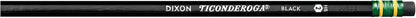 Ticonderoga Wood-Cased Pencils, #2 HB Soft, Black, 12 Count