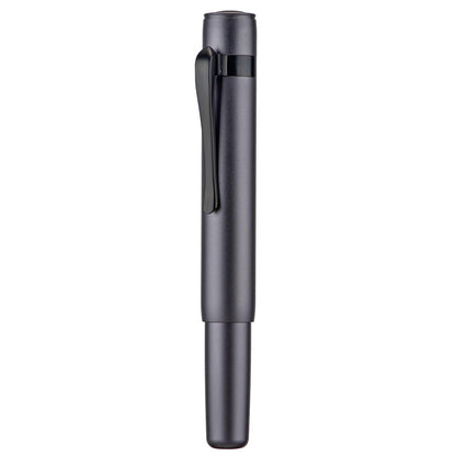 HONG DIAN M2 Black Forest Mini Fountain Pen, Extra Fine Soft Nib & Sleek Shape Aluminium Short Pocket Travel Pen (Army Green)