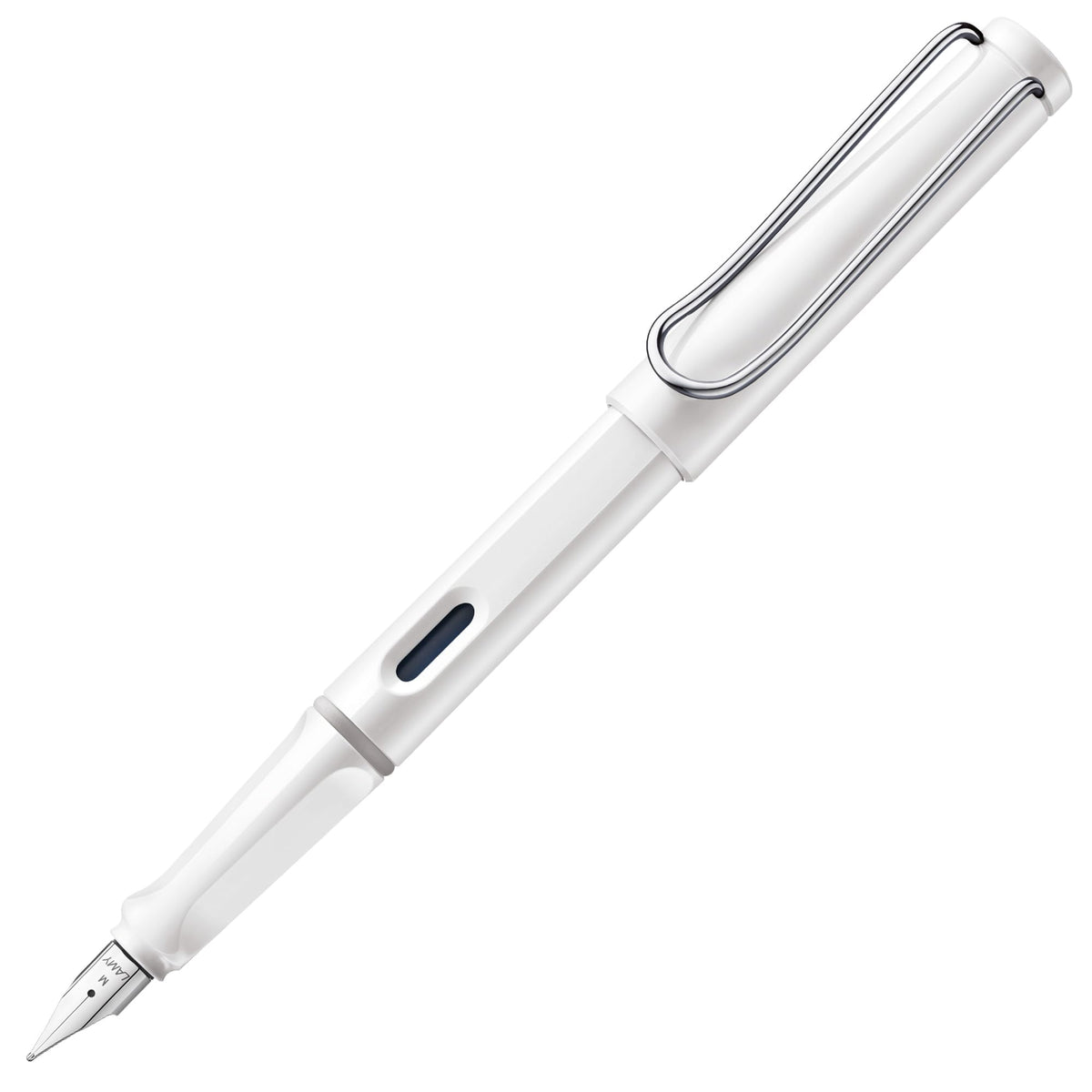 LAMY safari yellow - Fountain Pen with ergonomic grip & polished steel nib in size M - ideal for any Writing & Calligraphy - including LAMY T 10 blue cartridge - Right-Handed