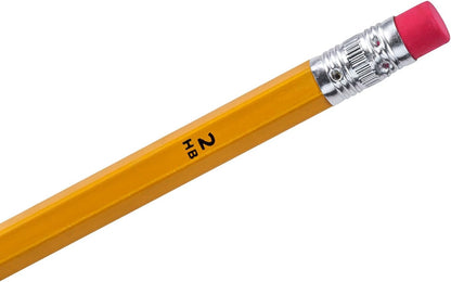 Bostitch Premium #2 Pencils, Premium Wood, Unsharpened, HB Graphite, 10-Pack