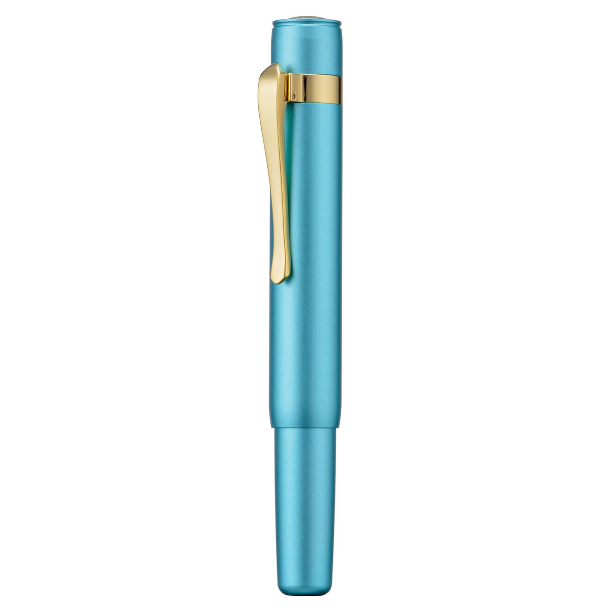 HONG DIAN M2 Black Forest Mini Fountain Pen, Extra Fine Soft Nib & Sleek Shape Aluminium Short Pocket Travel Pen (Army Green)