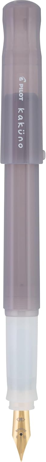PILOT Kakuno Madoromi Fountain Pen - Nimbus Gray Barrel, Fine Nib