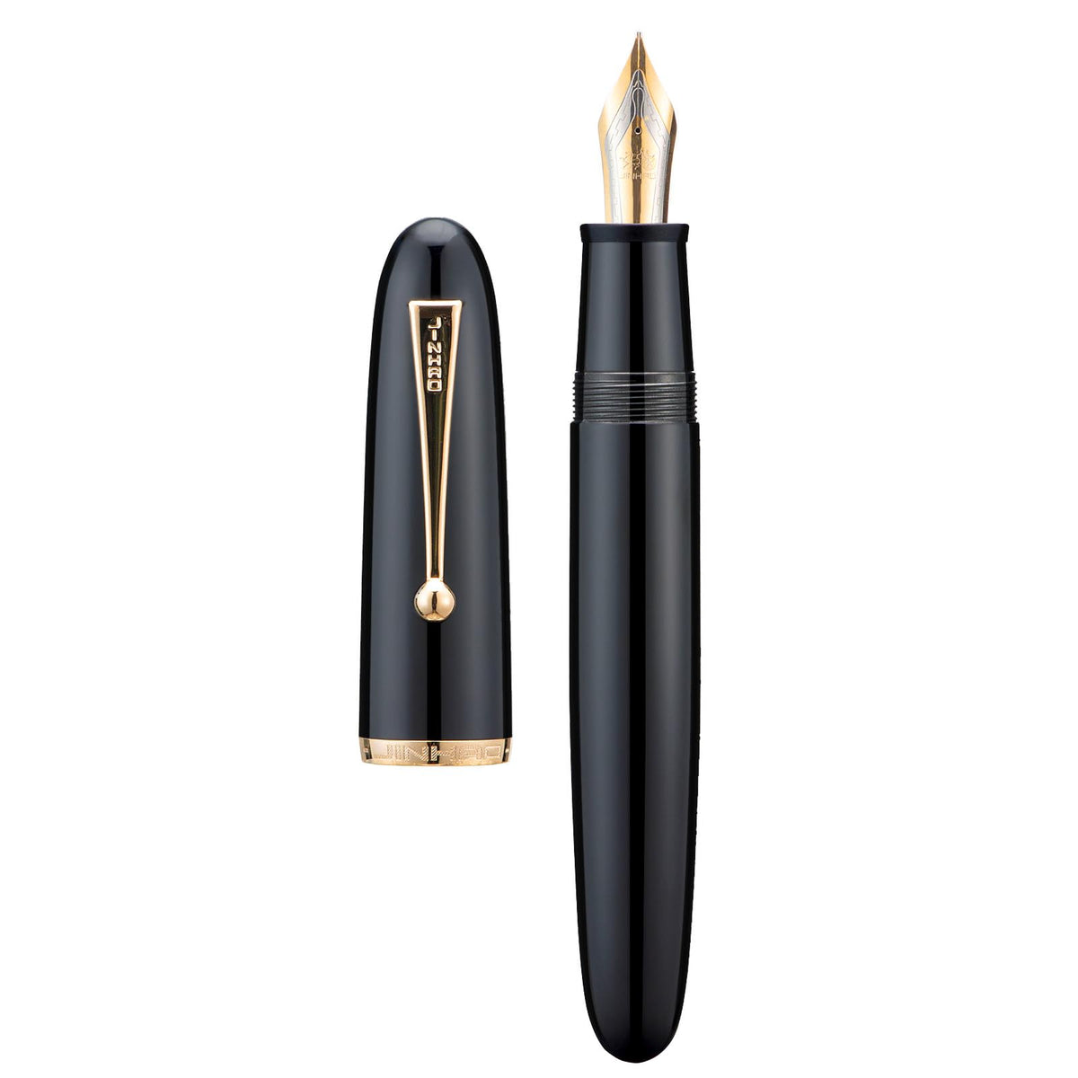 Jinhao 9019 Fountain Pen Dadao Series Green Acrylic #8 Heartbeat Fine Nib Large Converter Smooth Writing Instrument