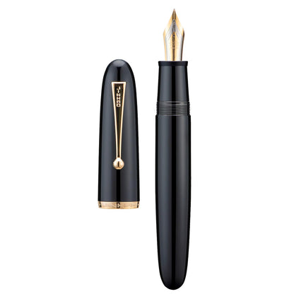 Jinhao 9019 Fountain Pen Dadao Series Green Acrylic #8 Heartbeat Fine Nib Large Converter Smooth Writing Instrument