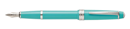 Cross Bailey Light Polished Blue Fountain Pen, Extra-Fine Nib