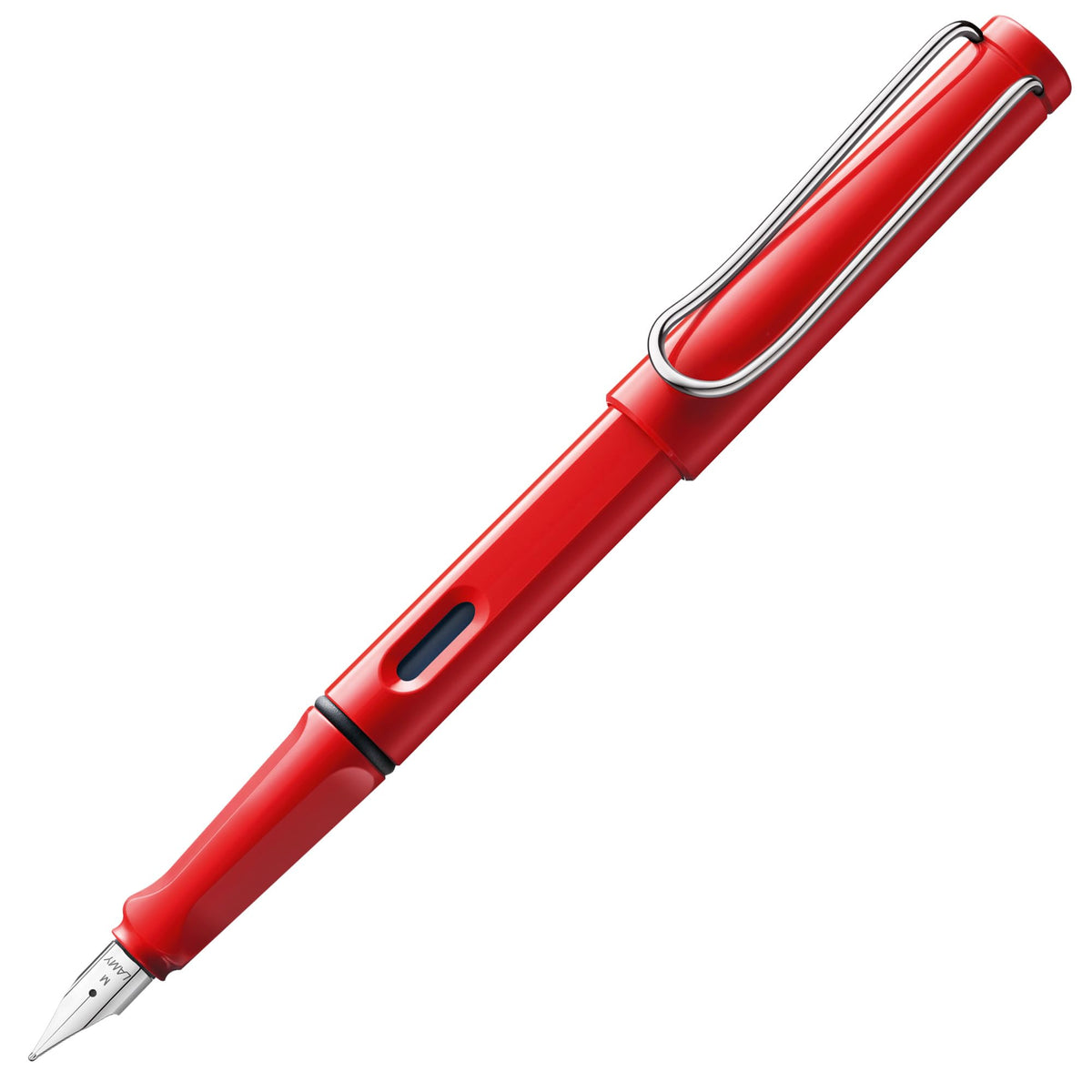 LAMY safari yellow - Fountain Pen with ergonomic grip & polished steel nib in size M - ideal for any Writing & Calligraphy - including LAMY T 10 blue cartridge - Right-Handed