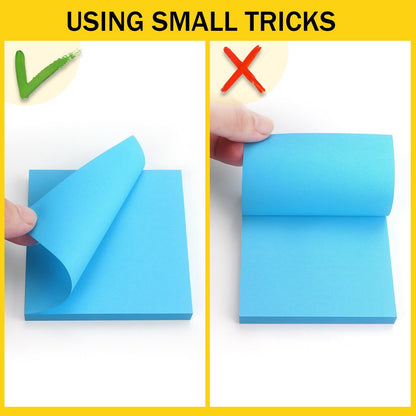 Eastern Wolf Sticky Notes 3x3 inch, 8 Bright Multi Colors, 85 Sheets/Pad