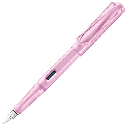 LAMY safari yellow - Fountain Pen with ergonomic grip & polished steel nib in size M - ideal for any Writing & Calligraphy - including LAMY T 10 blue cartridge - Right-Handed