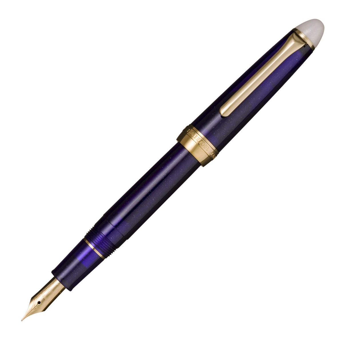 Sailor 11-0558-201 Fountain Pen, Four Seasons Weave, Moon and Night Water, Night Cherry Blossom, Fine Point