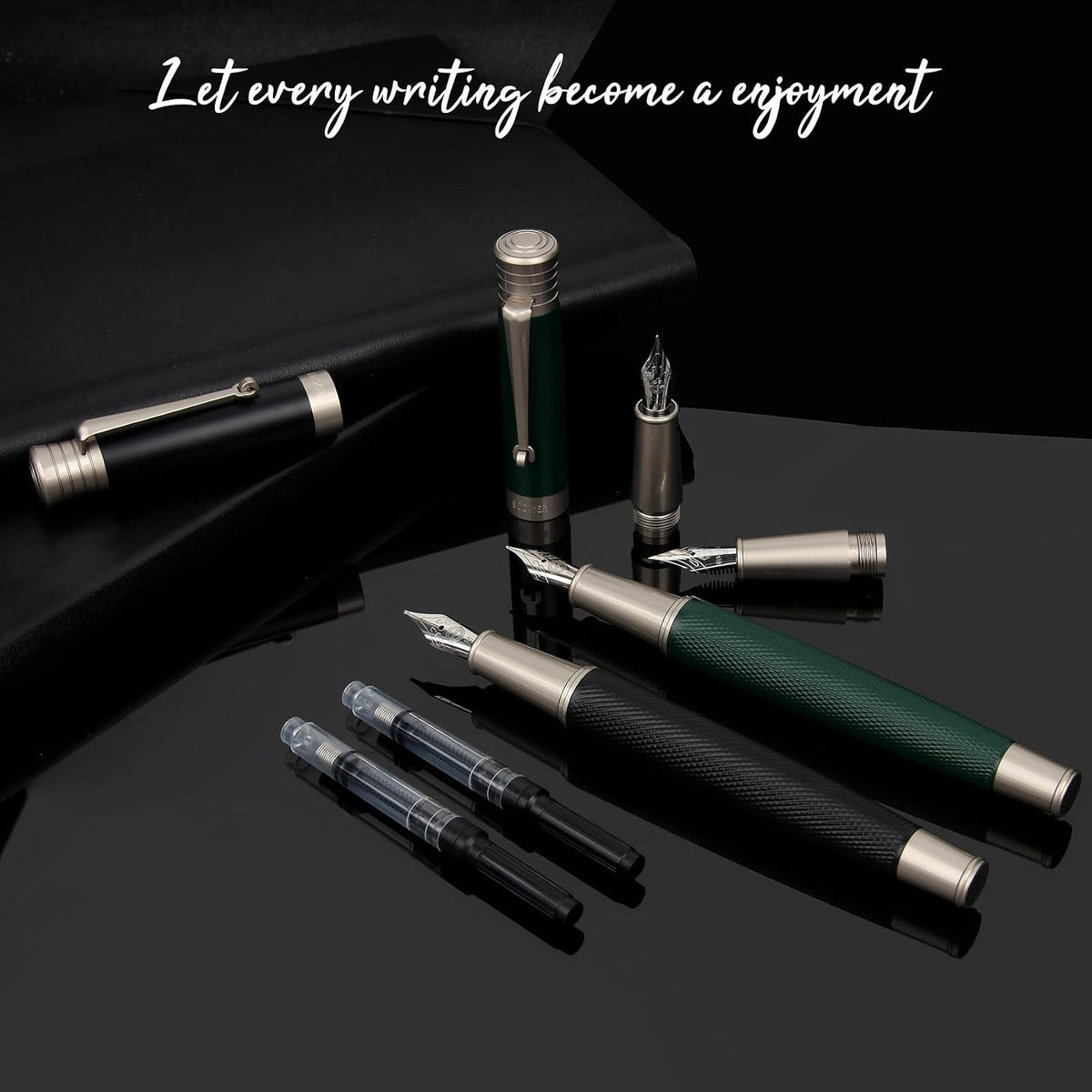 Classic Luxury Series Fountain Pen Set with Premium Gift Box