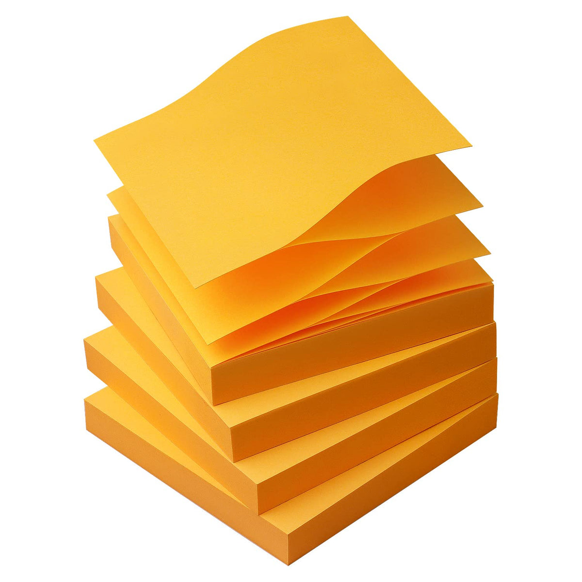 OSBOO Sticky Notes 3x3 Pop Up with 6 Bright Colors, 100 Sheets/Pad
