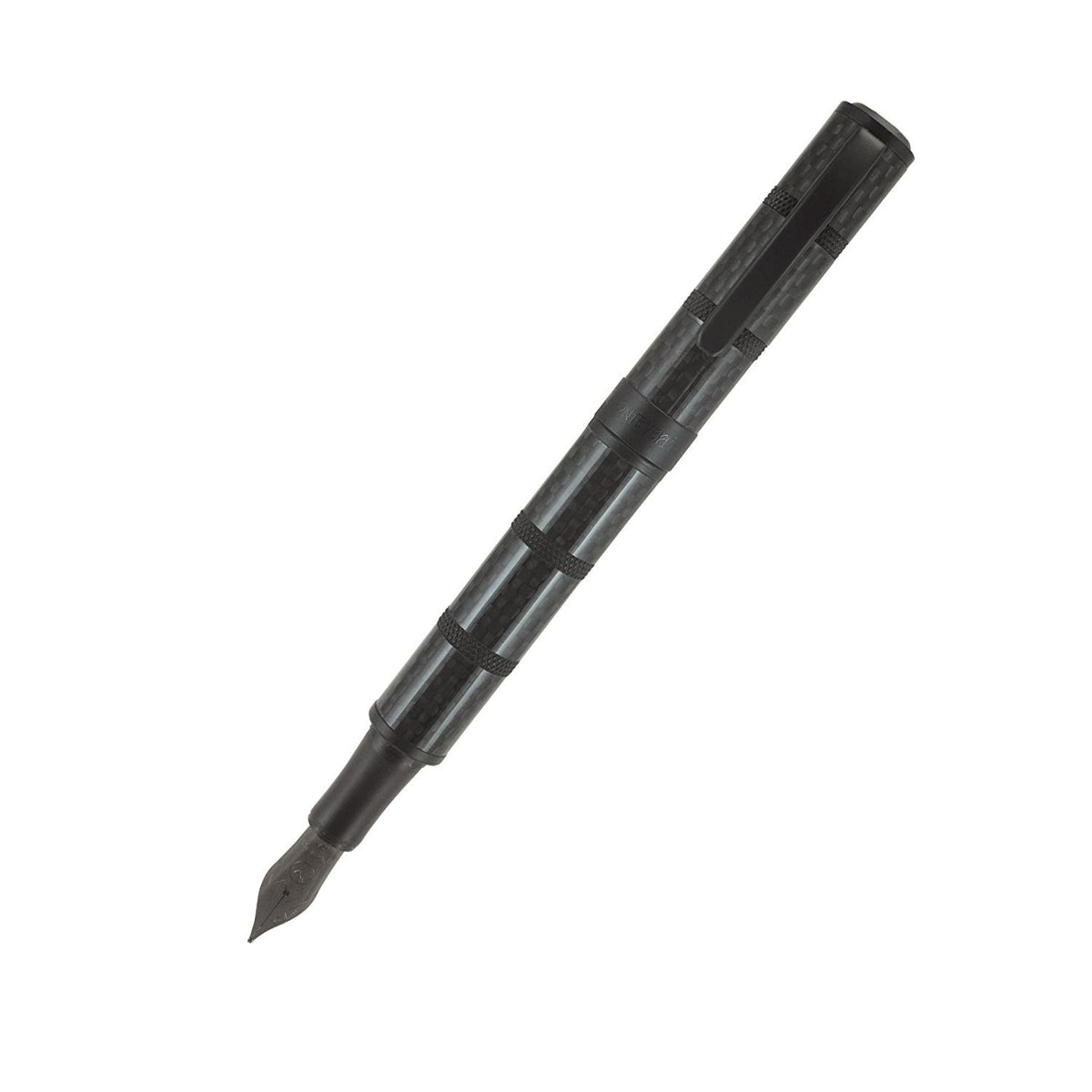 Monteverde USA Regatta Sport Fountain Pen in Blue/Yellow and Carbon Fiber - Flex Nib, Luxury Refillable Pen with Gunmetal Accents, Premium Gift