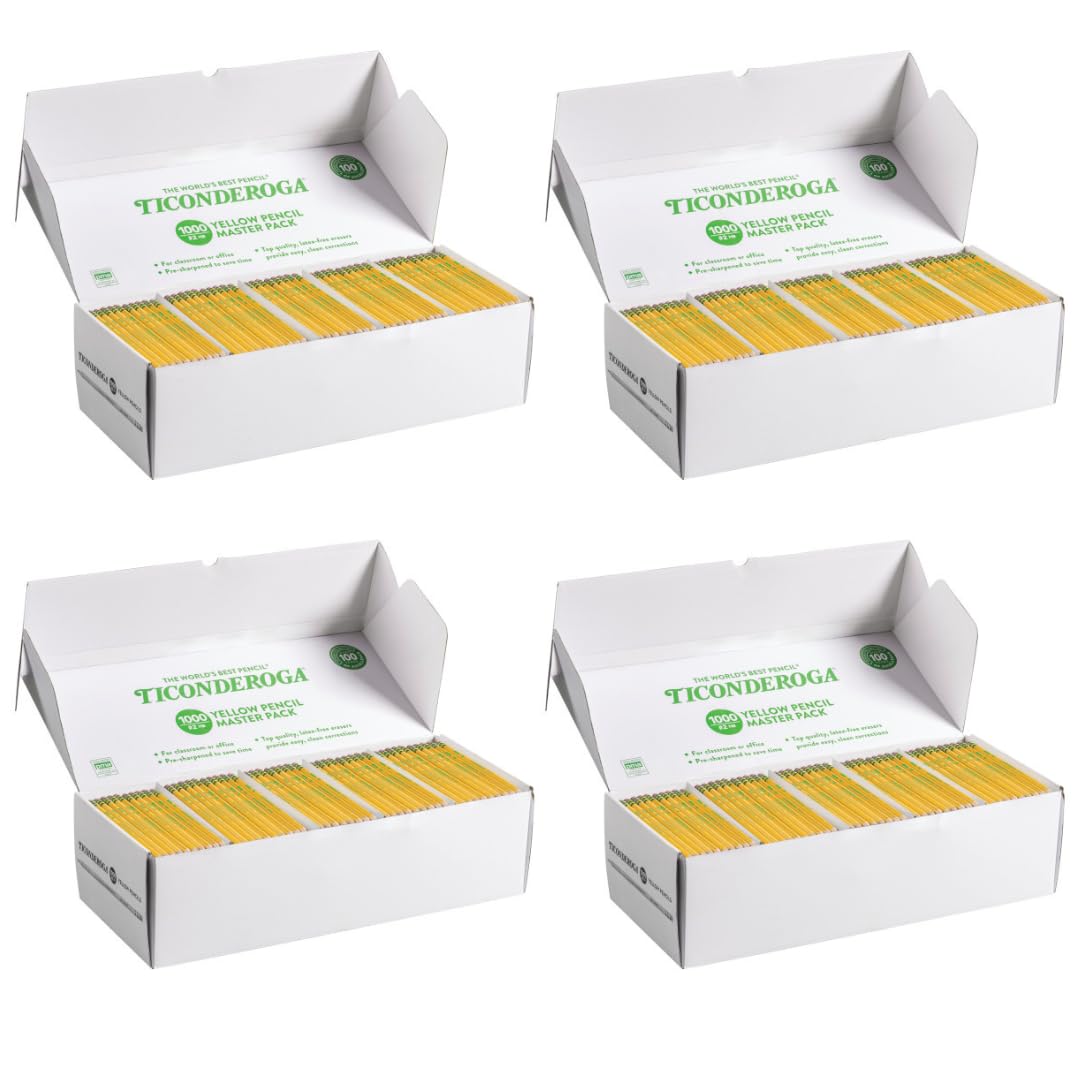 Ticonderoga Wood-Cased Pencils, Pre-Sharpened