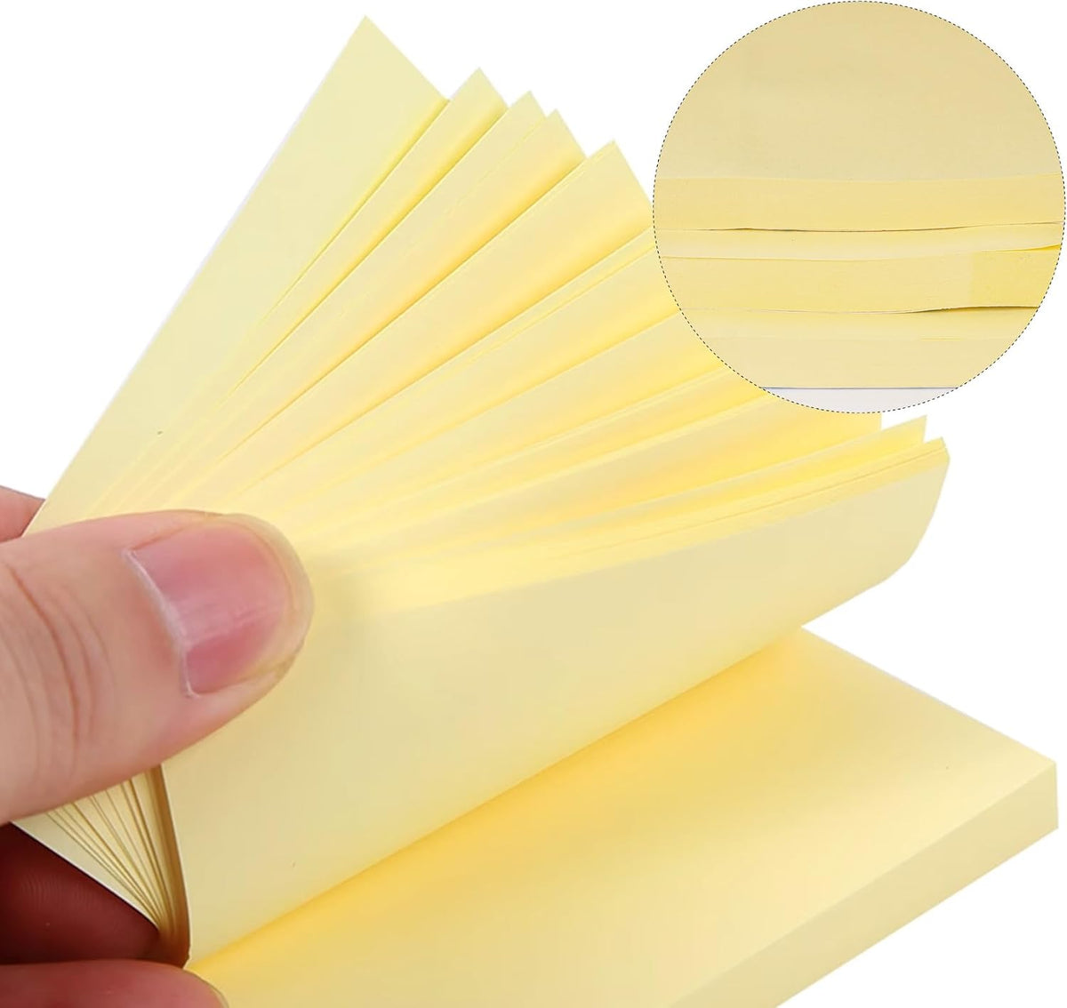 12 Pads Sticky Notes Large, 3 x 5'' Self-Stick Note Pads Recyclable,100 Sheets/Pad Super Sticking Power 76x127mm,1200 Sheets Clean Removal Notepads, Easy to Post for Note Taking,to Do Lists(Yellow)