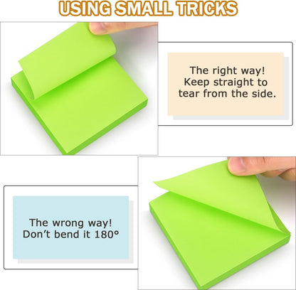 Pop-up Sticky Notes, 3x3 in, 24 Pads, 70 Sheets/Pad, Fluorescent Colors