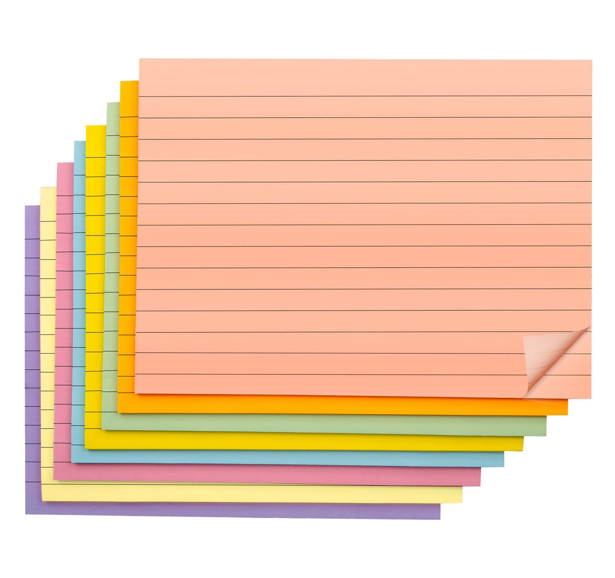 12 Pads Sticky Notes Large, 3 x 5'' Self-Stick Note Pads Recyclable,100 Sheets/Pad Super Sticking Power 76x127mm,1200 Sheets Clean Removal Notepads, Easy to Post for Note Taking,to Do Lists(Yellow)