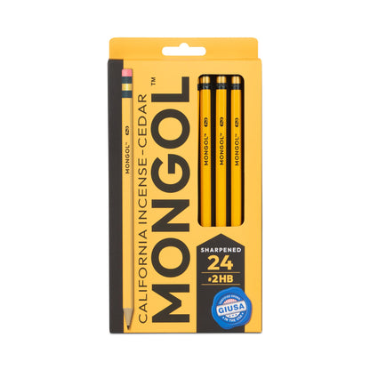 Mongol Classic Incense Cedar #2 Pencil - 12-Pack – Pre-sharpened