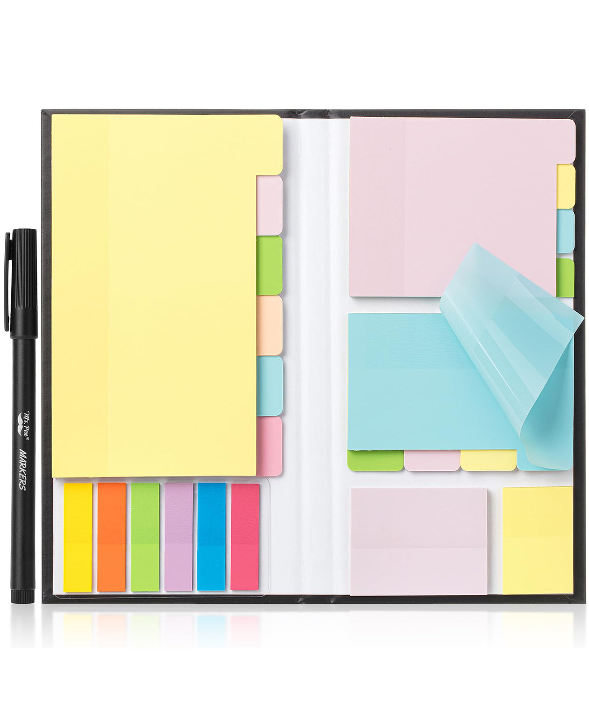 Mr. Pen- Sticky Notes Set, 410 Pack, Ruled, Dotted & Blank Notes