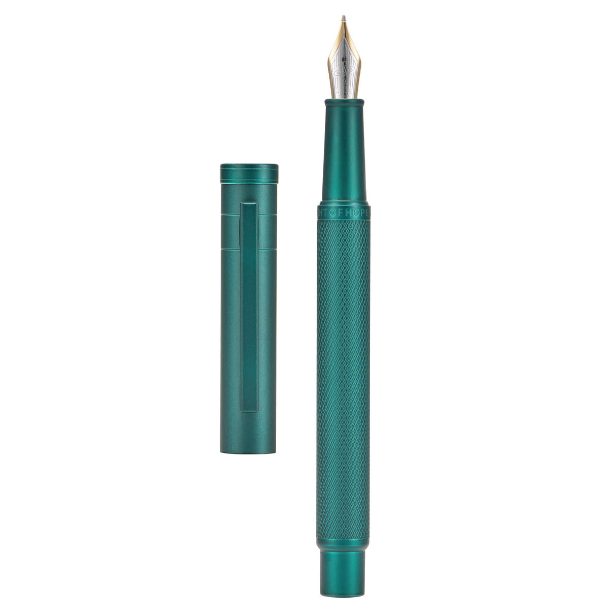 Hongdian Black Forest Fountain Pen Medium Nib Classic Design with Converter and Metal Pen Case Set