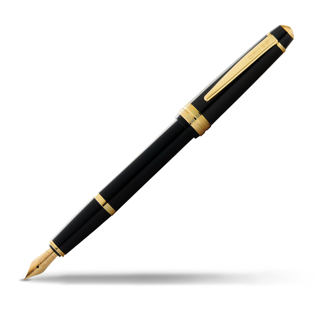 Cross Bailey Light Polished Blue Fountain Pen, Extra-Fine Nib