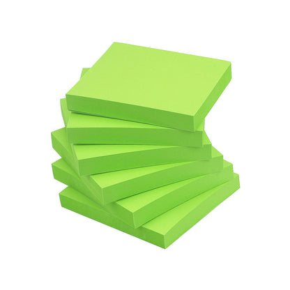 Early Buy Sticky Notes 3x3 Self-Stick Notes Yellow Color 6 Pads, 100 Sheets/Pad (Yellow)