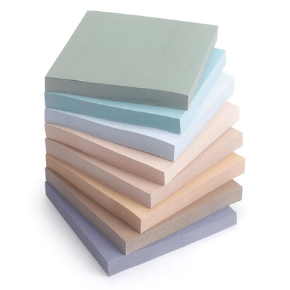 Eastern Wolf Sticky Notes 3x3 inch, 8 Bright Multi Colors, 85 Sheets/Pad